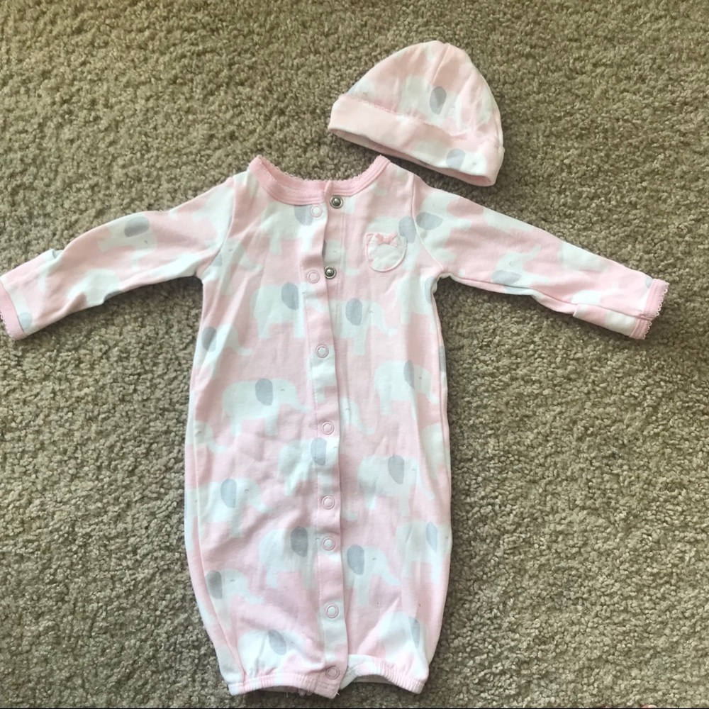 Newborn Sleeper and Hat